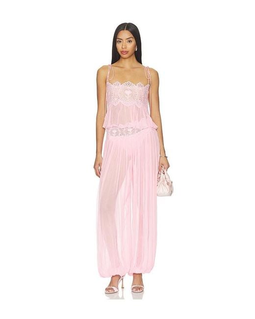 retroféte Pink Dreamy Pant