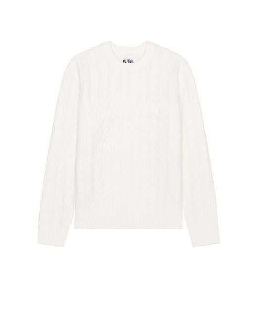 BBCICECREAM White Signature Sweater for men