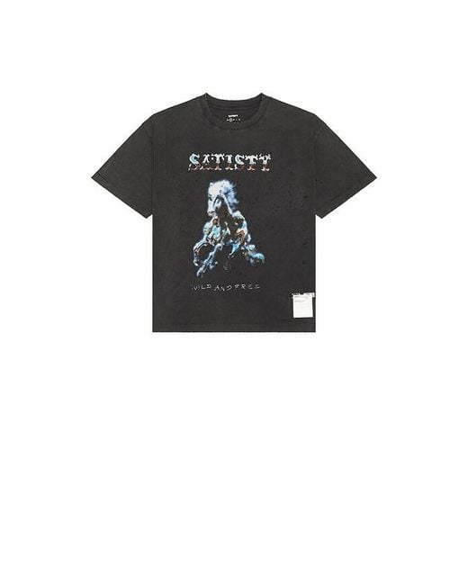 Satisfy Black Mothtech T-Shirt for men