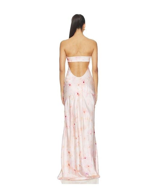 Lovers + Friends Natural Ines Gown