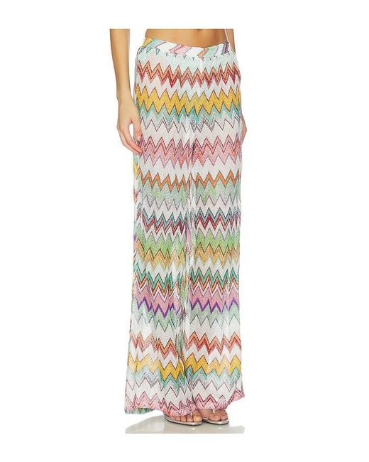 Missoni White Wide Leg Trousers