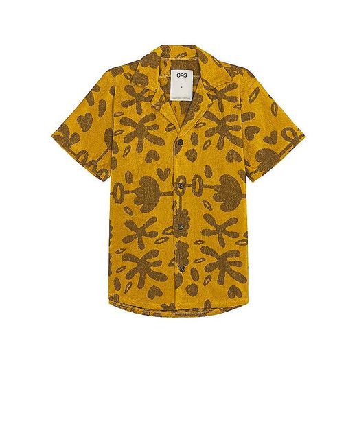 Oas Yellow Galbanum Cuba Terry Shirt for men