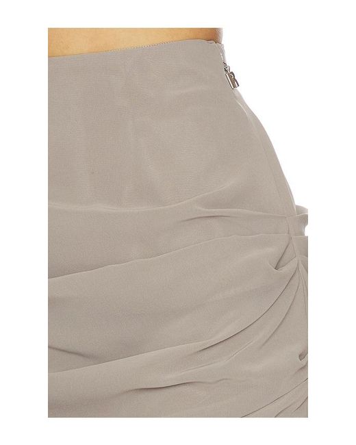 ROTATE BIRGER CHRISTENSEN Multicolor Chiffon Draped Skirt