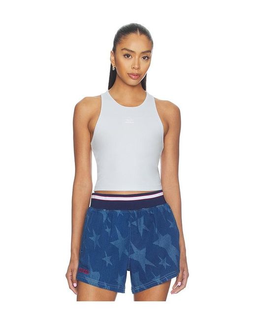 Adidas Originals Blue Essentials Rib Tank Top