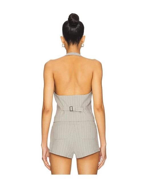 Lioness White Renewal Halter Top