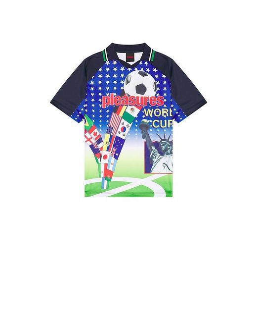 Pleasures Blue Flags Jersey for men