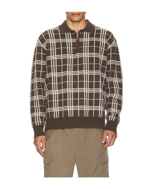 Jonathan Simkhai Multicolor Klaus Zip Polo Sweater for men