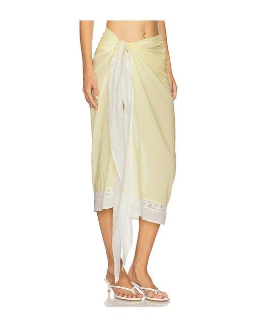 LoveShackFancy Multicolor Emabella Pareo