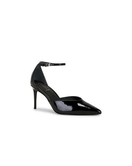 Black Suede Studio Black Pumps Darcie 80