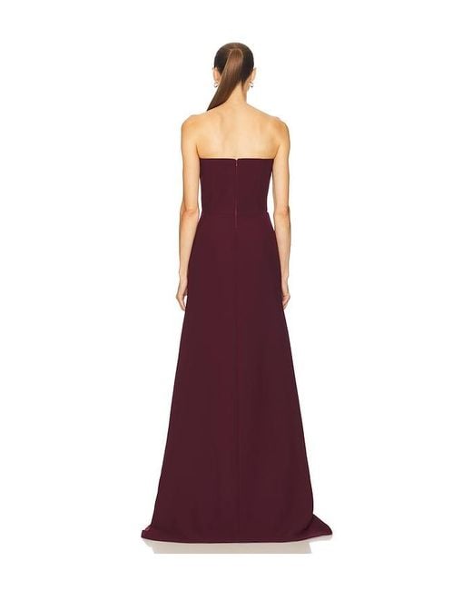 The New Arrivals Ilkyaz Ozel Red Nefertiti Maxi Dress