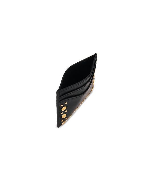 Rebecca Minkoff Black Mab Studded Card Case