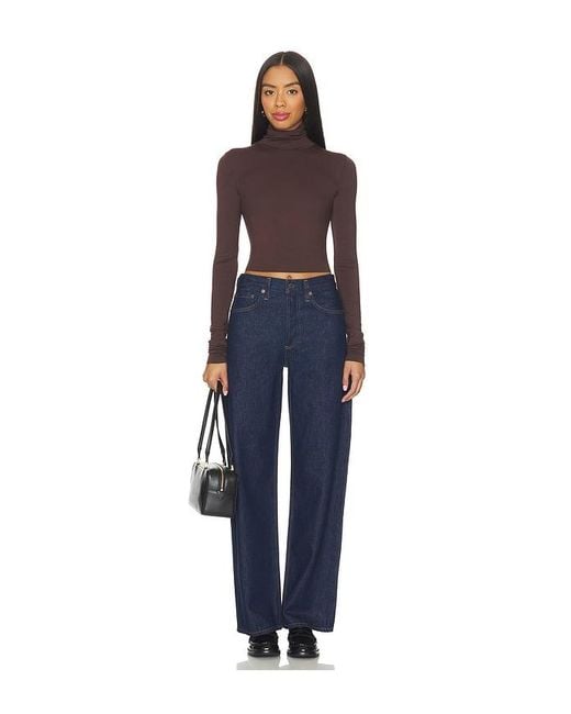 Agolde Blue Arc Loose Wide Jeans