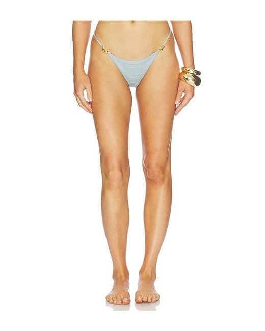 Kapri White Beverly Bikini Bottom