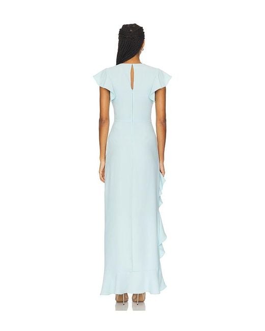 Amanda Uprichard Blue Anarosa Dress