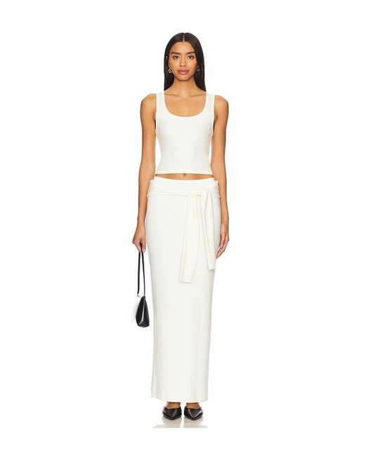 ÉTERNE Multicolor Square Neck Tank Top