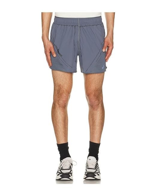 adidas by Song for the Mute Blue Running Shorts for men