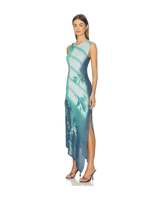 Ph5 Blue Cedar Window Print Tank Dress