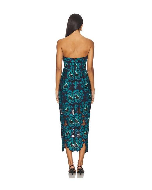MILLY Blue Kait Bloom Dress