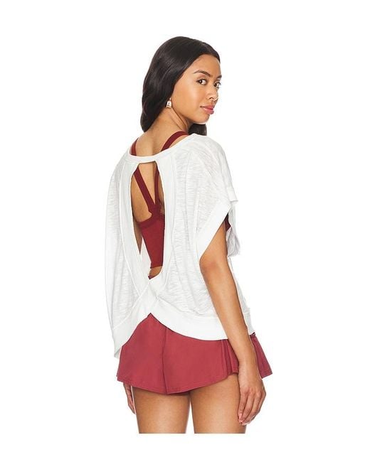 Free People White X Fp Movement My Time Tee
