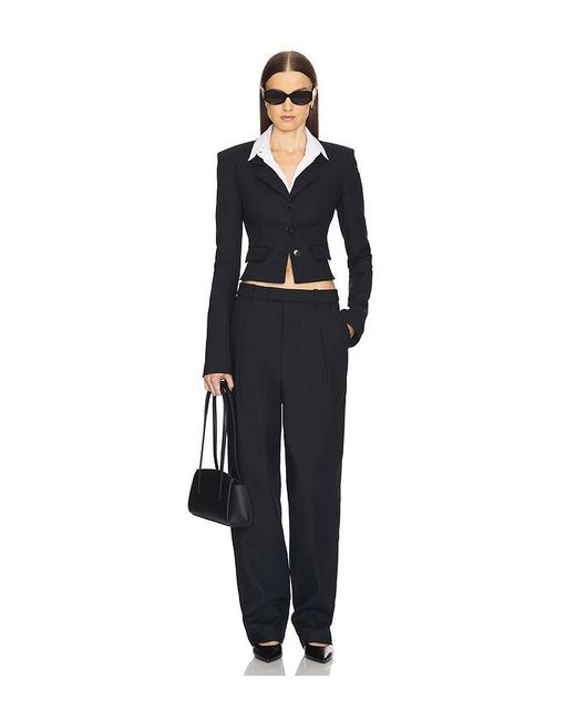 Helsa Black The Barrel Pant