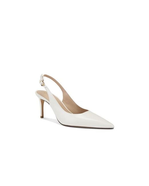 Stuart Weitzman White 75 Slingback Stuart Power