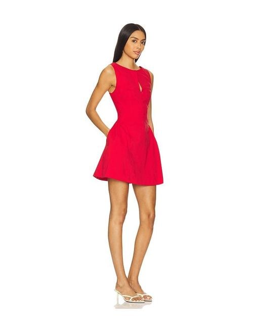 SOVERE Red Eva Mini Dress