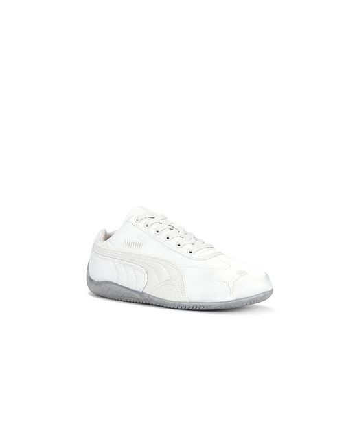 PUMA White Speedcat Anodized Sneaker