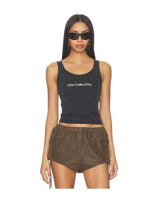 The Laundry Room Multicolor Diet Coke Please Rib Tank