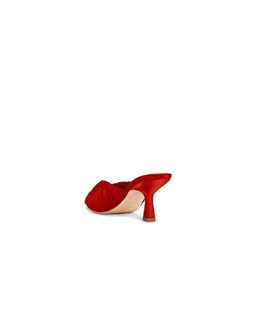 Loeffler Randall Red Inez Smocked Mule
