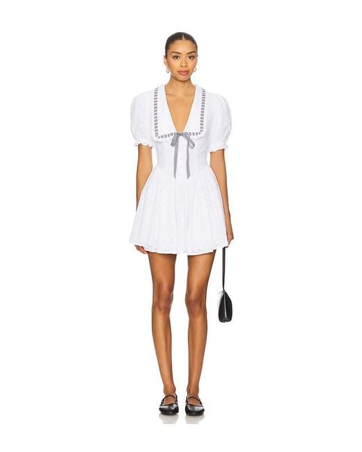 MAJORELLE White Kleid Graciela