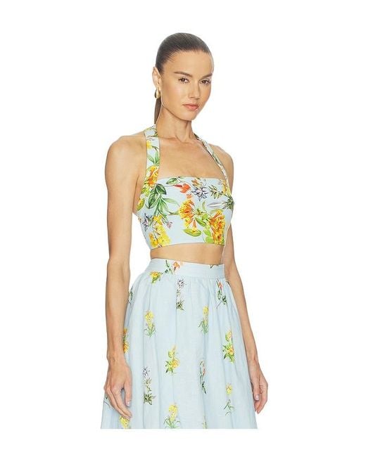 Hemant & Nandita White Crop Top