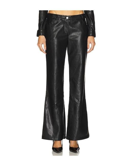 LOBA Black Sagrada Low Rise Pants