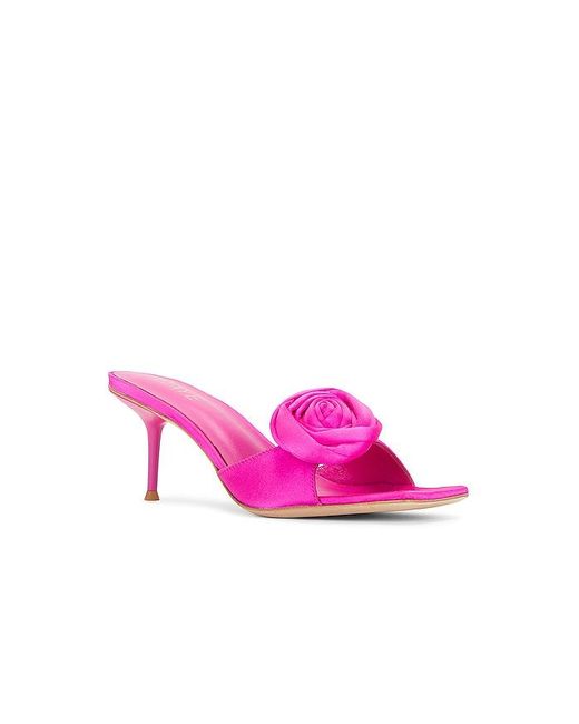 Raye Pink Rosette Mule