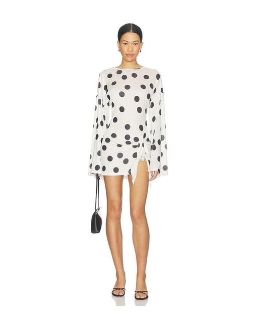 Lioness White Cosmic Mini Dress