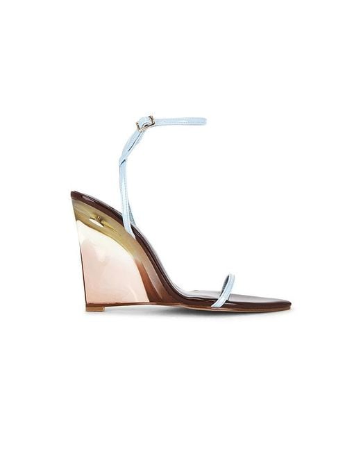 Femme LA White X Revolve Andx Wedge Sandal