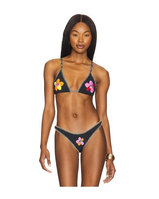 It's Now Cool Multicolor The String Bead Bikini Top