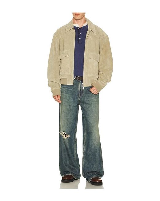 Polo Ralph Lauren Blue Short Sleeve Slub Jersey Henley Tee for men
