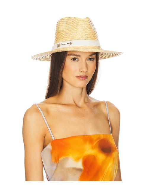 Nikki Beach Orange Alix Hat