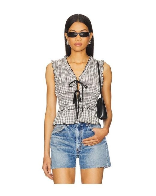 Rails Blue Martine Top