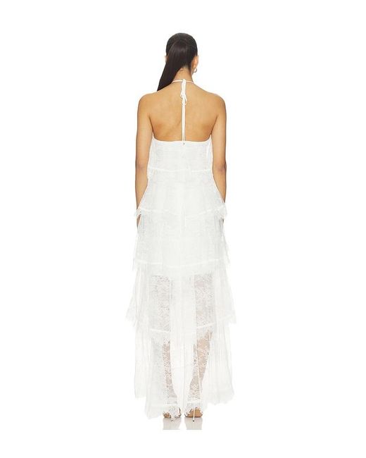 Elliatt White Evelin Lace Gown