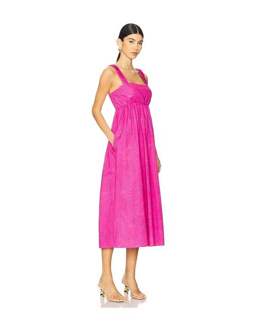 Show Me Your Mumu Pink Midi-Kleid Fling