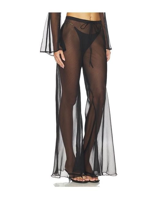 Shani Shemer Black Kairo Wide Leg Pants