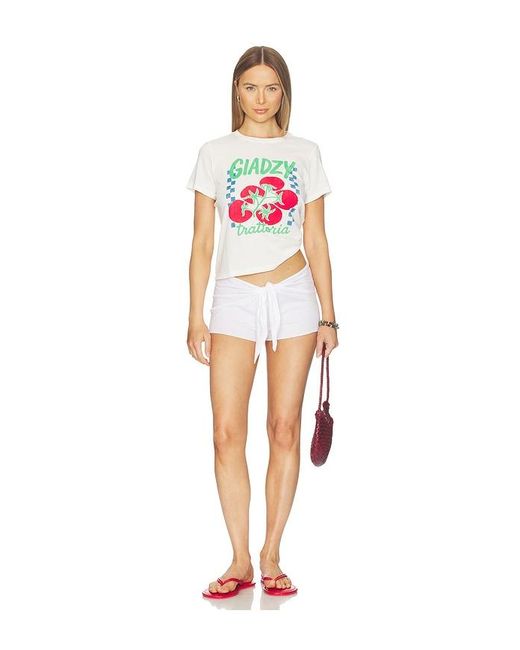Rails White X Giadzy Classic Crew