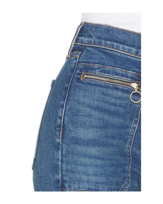 Veronica Beard Blue Beverly Skinny Flare Jeans