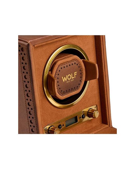 Wolf Brown Brogue Single Winder