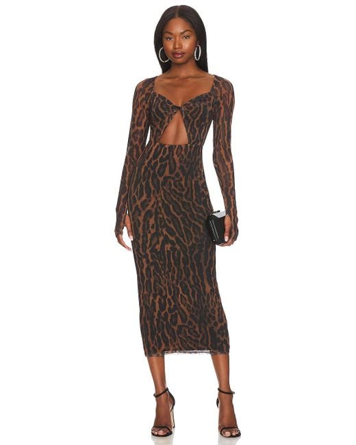 Lala midi top dress afrm