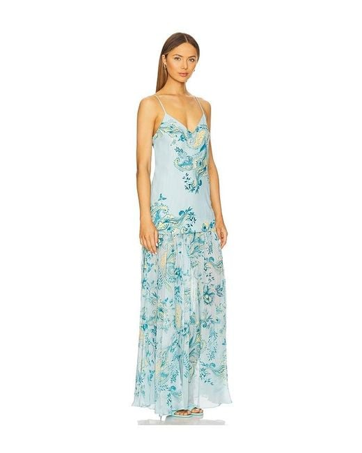 Hemant & Nandita Blue Maxi Dress