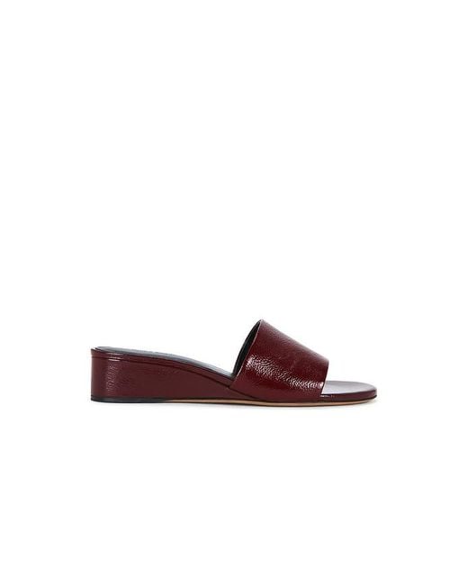Mansur Gavriel Brown Zeppa Slide