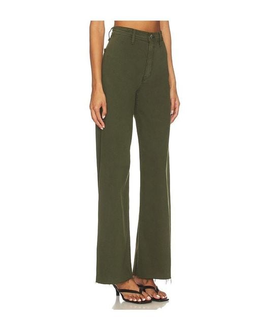 Pistola Green Penny High Rise Wide Jeans