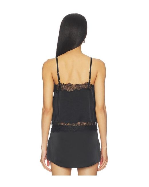Citizens of Humanity Black Lace Trimmed Cami Top